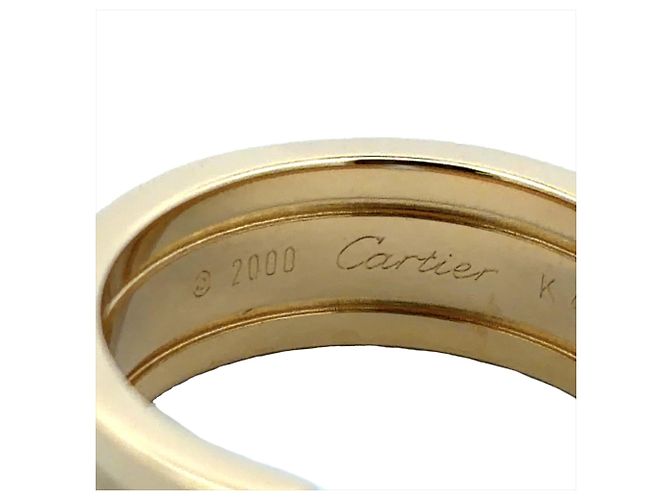 Anello C2 Band in oro giallo 18K Cartier - vista 8