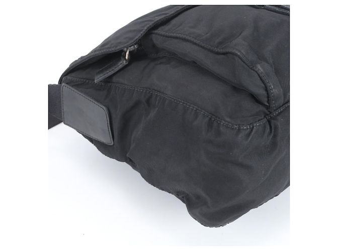 Tote Sac à bandoulière en nylon Tessuto Prada avec logo triangle en cuir - Ansicht 5