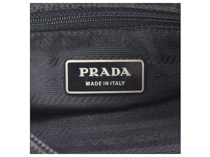 Tote Sac à bandoulière en nylon Tessuto Prada avec logo triangle en cuir - Ansicht 8