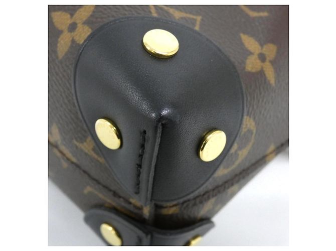 Borsa Louis Vuitton Monogram Petite Malle Souple Marrone - vista 3