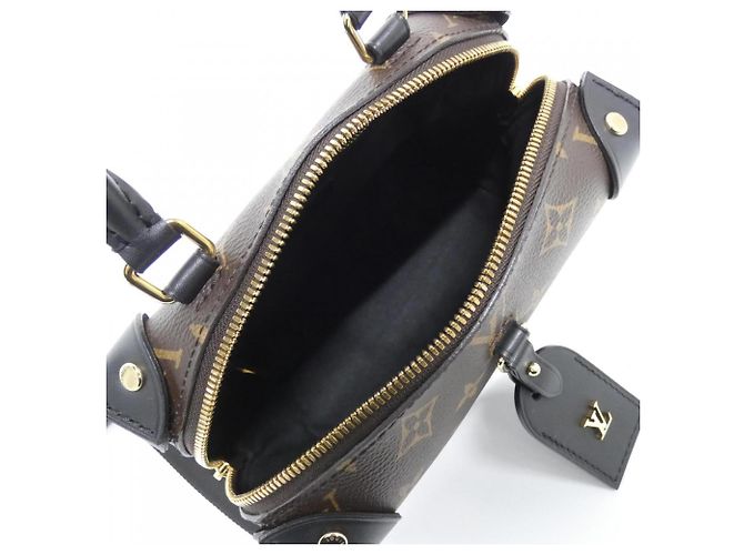 Borsa Louis Vuitton Monogram Petite Malle Souple Marrone - vista 7