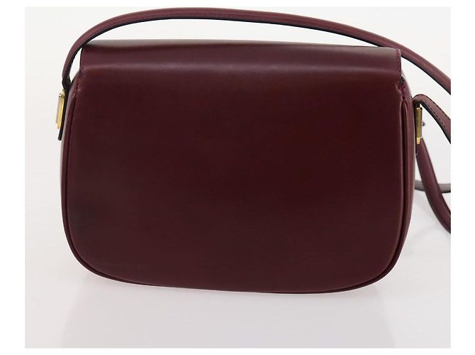 Borsa a Spalla BALLY Pelle 2 Set Marrone Bordeaux Auth 176708 Bordò - vista 11