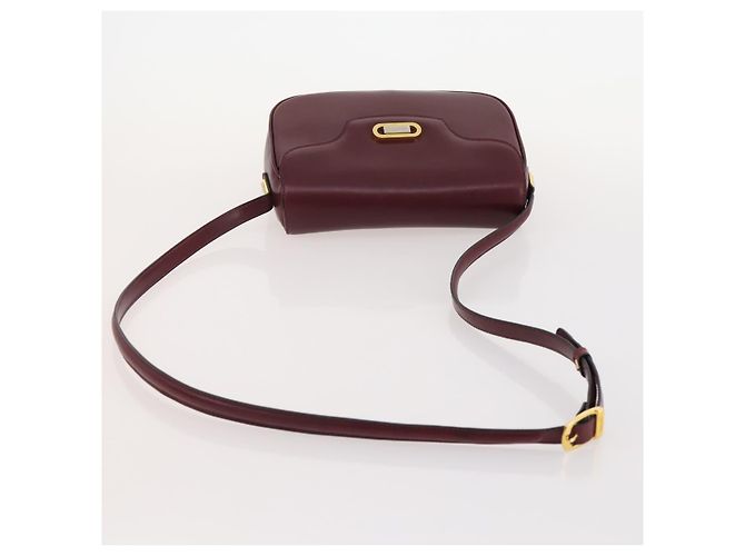 Borsa a Spalla BALLY Pelle 2 Set Marrone Bordeaux Auth 176708 Bordò - vista 13