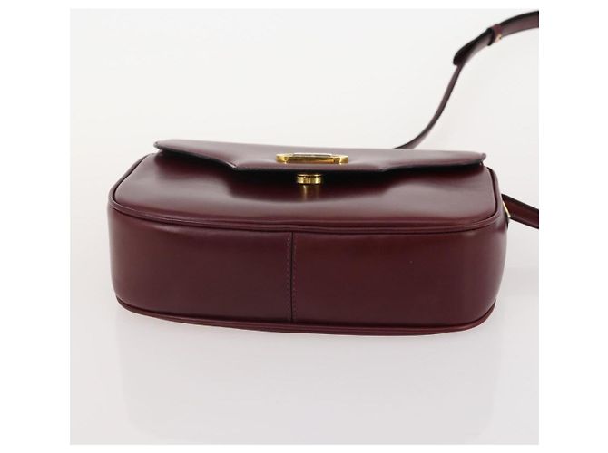 Borsa a Spalla BALLY Pelle 2 Set Marrone Bordeaux Auth 176708 Bordò - vista 15