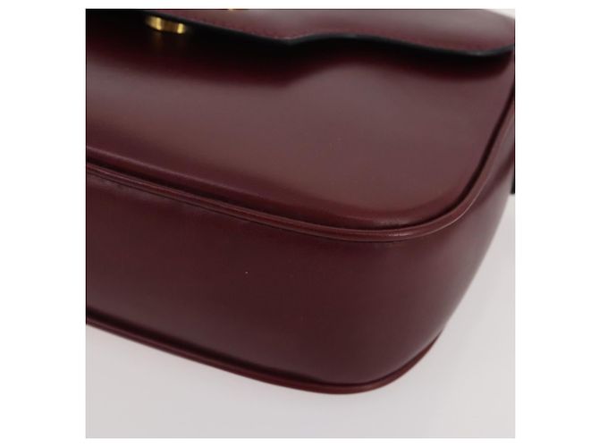 Borsa a Spalla BALLY Pelle 2 Set Marrone Bordeaux Auth 176708 Bordò - vista 16
