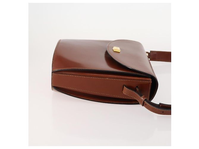 Borsa a Spalla BALLY Pelle 2 Set Marrone Bordeaux Auth 176708 Bordò - vista 4