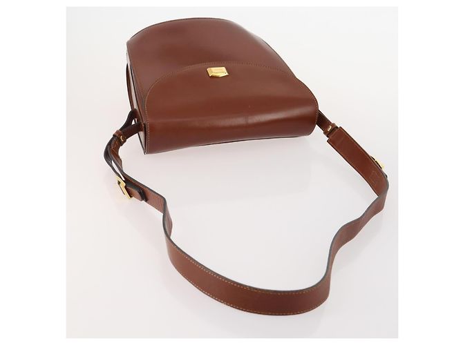 Borsa a Spalla BALLY Pelle 2 Set Marrone Bordeaux Auth 176708 Bordò - vista 5