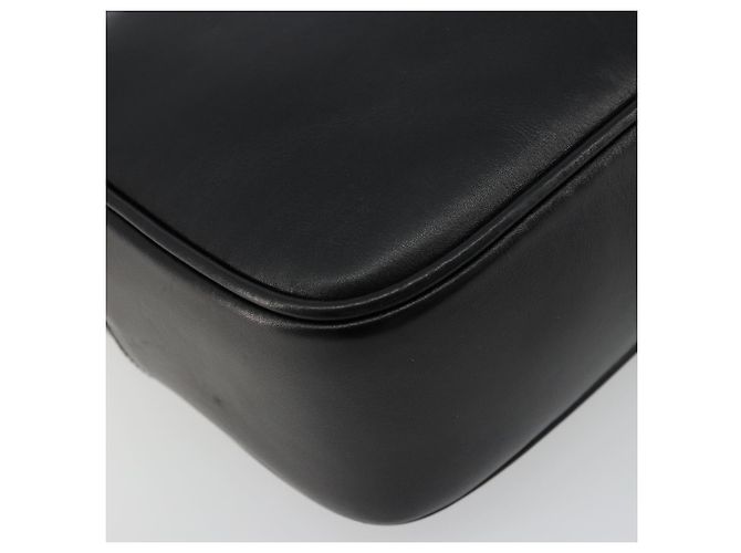 Borsa a Spalla GUCCI Bamboo Chain in Pelle Nera e Oro Auth ep14306 Nero D'oro - vista 16