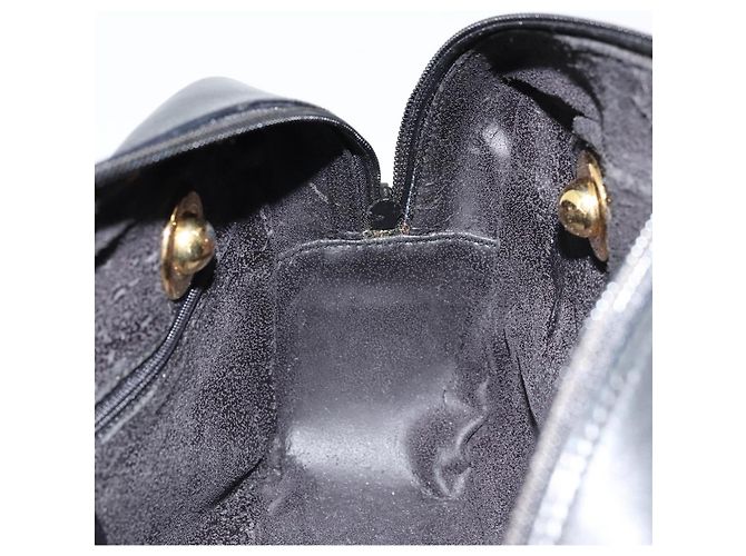 Borsa a Spalla GUCCI Bamboo Chain in Pelle Nera e Oro Auth ep14306 Nero D'oro - vista 19