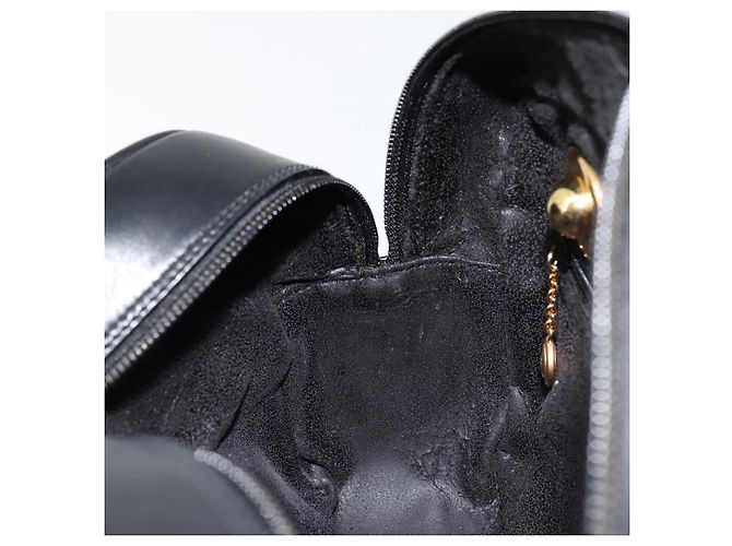 Borsa a Spalla GUCCI Bamboo Chain in Pelle Nera e Oro Auth ep14306 Nero D'oro - vista 20