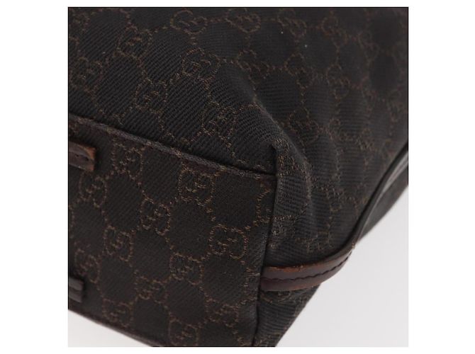 Borsa a Spalla GUCCI GG Canvas Marrone 101341 Auth 178264 - vista 14
