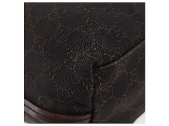Borsa a Spalla GUCCI GG Canvas Marrone 101341 Auth 178264 - vista 15