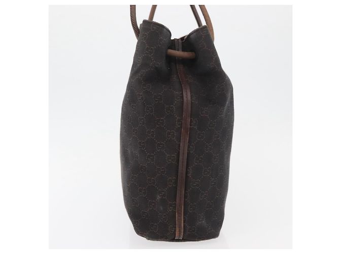 Borsa a Spalla GUCCI GG Canvas Marrone 101341 Auth 178264 - vista 3