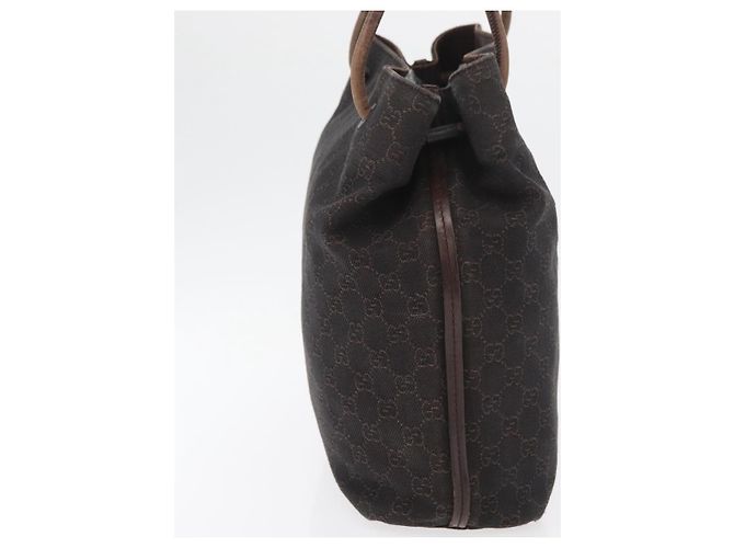 Borsa a Spalla GUCCI GG Canvas Marrone 101341 Auth 178264 - vista 4