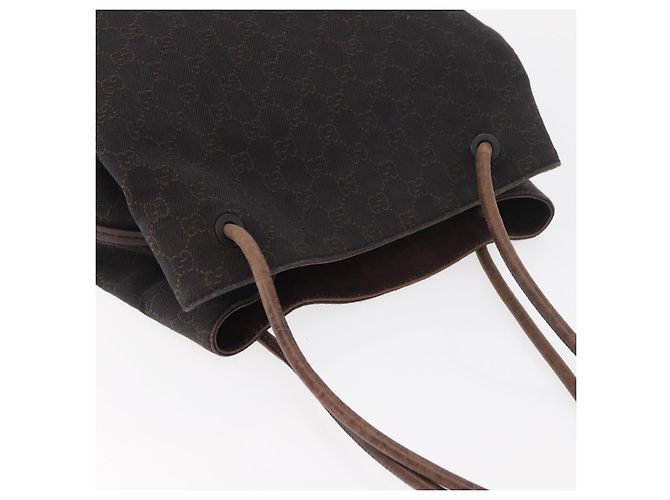 Borsa a Spalla GUCCI GG Canvas Marrone 101341 Auth 178264 - vista 6
