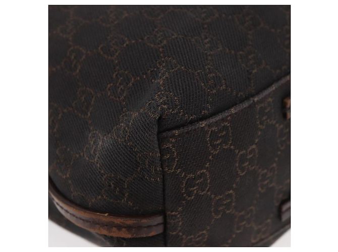 Borsa a Spalla GUCCI GG Canvas Marrone 101341 Auth 178264 - vista 9