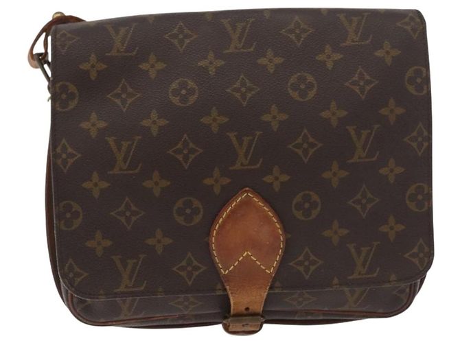LOUIS VUITTON Borsa a tracolla Monogram Cartouchiere GM M51252 LV Auth 178661 Monogramma - vista 13