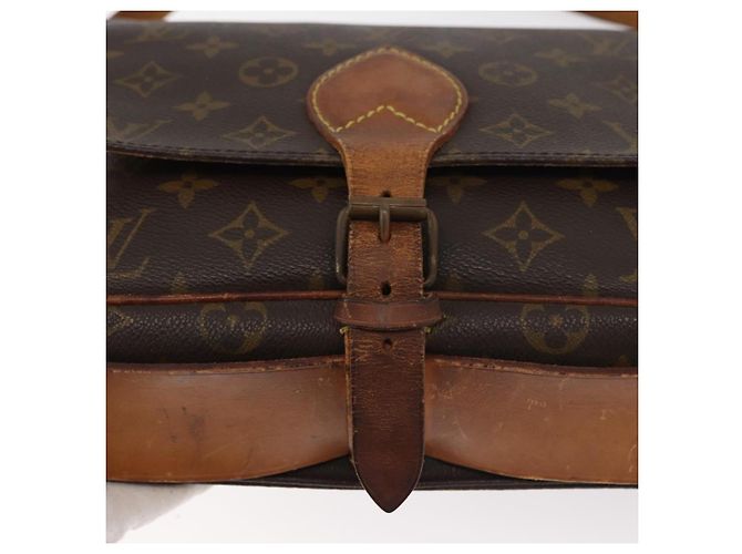 LOUIS VUITTON Borsa a tracolla Monogram Cartouchiere GM M51252 LV Auth 178661 Monogramma - vista 9