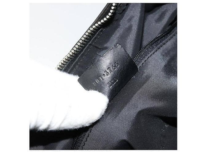Bolso de Hombro GUCCI Nylon Negro Plata 001 3766 2123 Auth bs34556 - vista 12