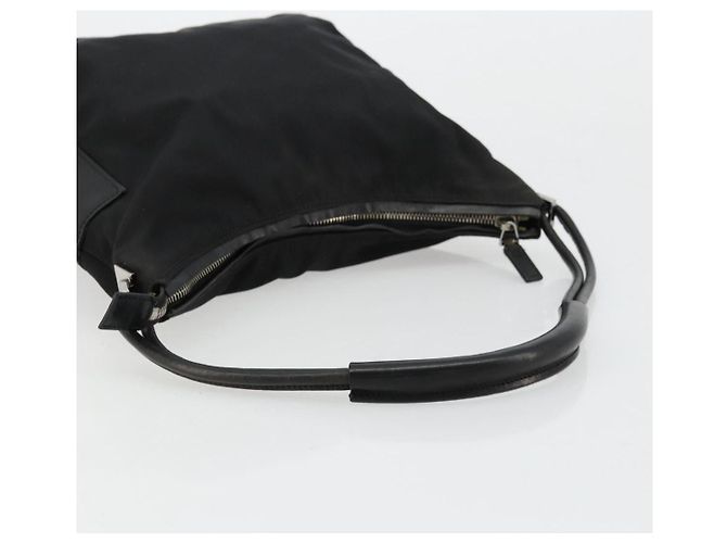 Bolso de Hombro GUCCI Nylon Negro Plata 001 3766 2123 Auth bs34556 - vista 7