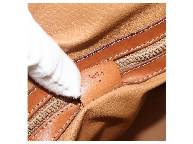 Céline Bolso CELINE Macadam Canvas PVC Cuero 2way Marrón Oro Auth 178176 Castaño Dorado - vue 12