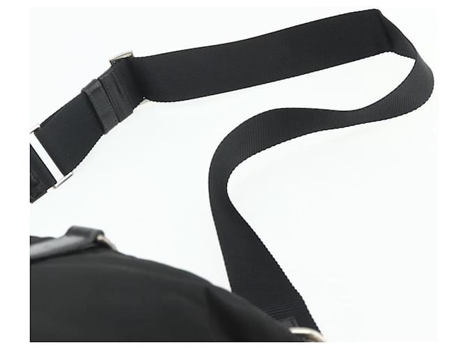 Borsa PRADA in Nylon 2way Nera Argento Auth 178940 Nero - vista 15