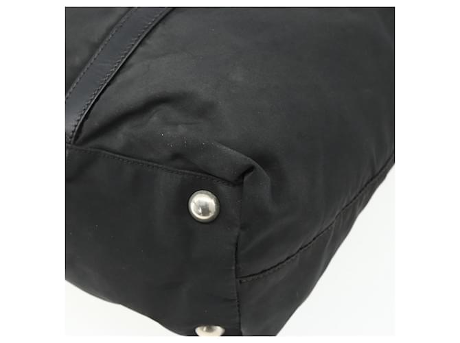 Borsa PRADA in Nylon 2way Nera Argento Auth 178940 Nero - vista 17