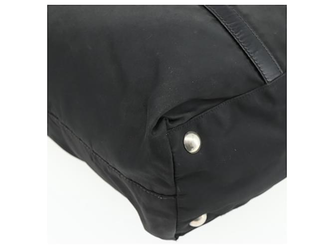 Borsa PRADA in Nylon 2way Nera Argento Auth 178940 Nero - vista 18