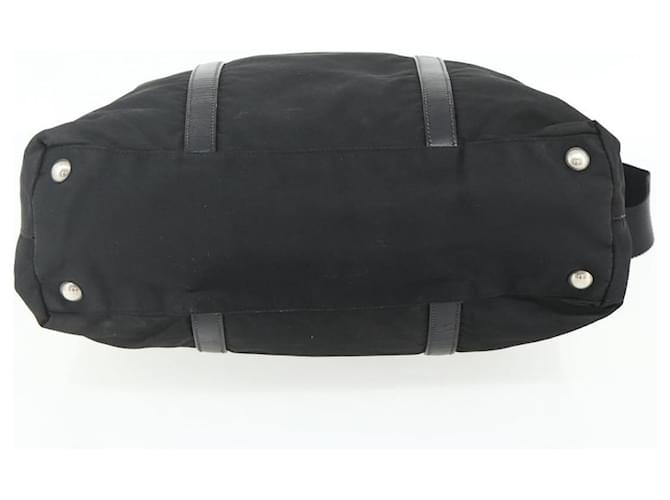 Borsa PRADA in Nylon 2way Nera Argento Auth 178940 Nero - vista 5