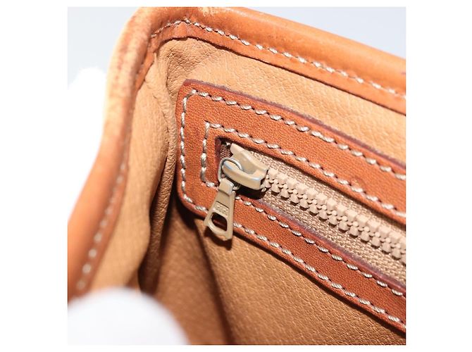 Céline Borsa a Spalla CELINE Macadam Canvas PVC Pelle Marrone Oro Auth BA12386 D'oro - vista 22