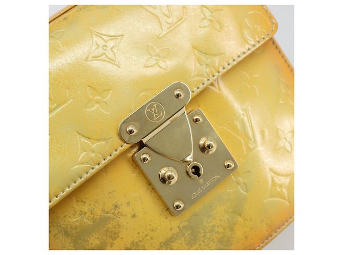 LOUIS VUITTON Monogram Vernis Spring street Hand Bag Gris M91029 LV Auth 171224 Grigio - vista 18