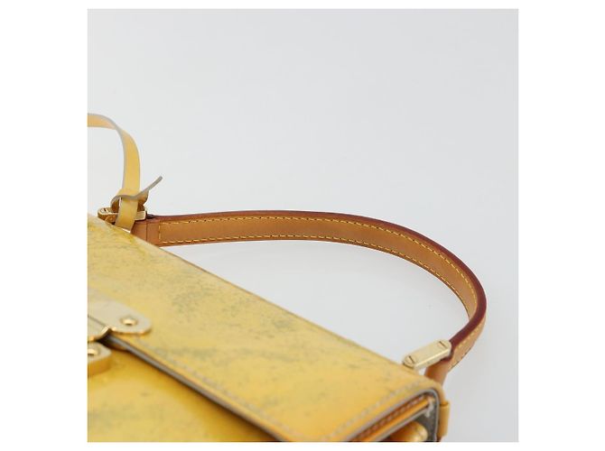 LOUIS VUITTON Monogram Vernis Spring street Hand Bag Gris M91029 LV Auth 171224 Grigio - vista 8