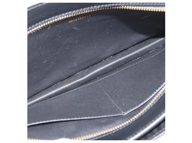 LOUIS VUITTON Epi Angian Shoulder Bag 2way Black M52112 LV Auth 179017 Noir - vue 10