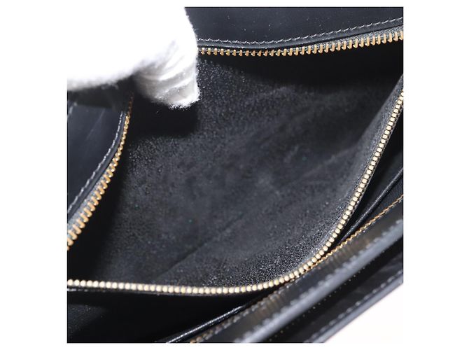 LOUIS VUITTON Epi Angian Shoulder Bag 2way Black M52112 LV Auth 179017 Noir - vue 11