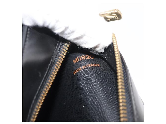 LOUIS VUITTON Epi Angian Shoulder Bag 2way Black M52112 LV Auth 179017 Noir - vue 12