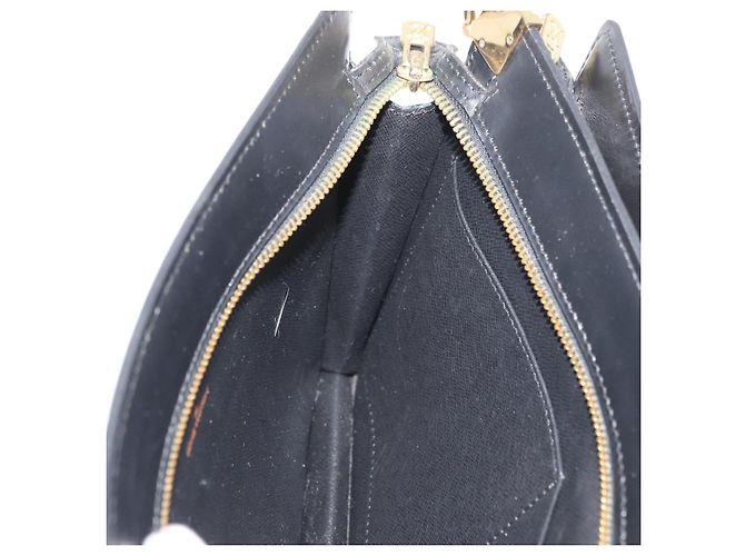 LOUIS VUITTON Epi Angian Shoulder Bag 2way Black M52112 LV Auth 179017 Noir - vue 19