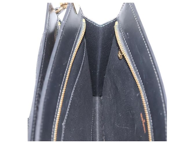 LOUIS VUITTON Epi Angian Shoulder Bag 2way Black M52112 LV Auth 179017 Noir - vue 20