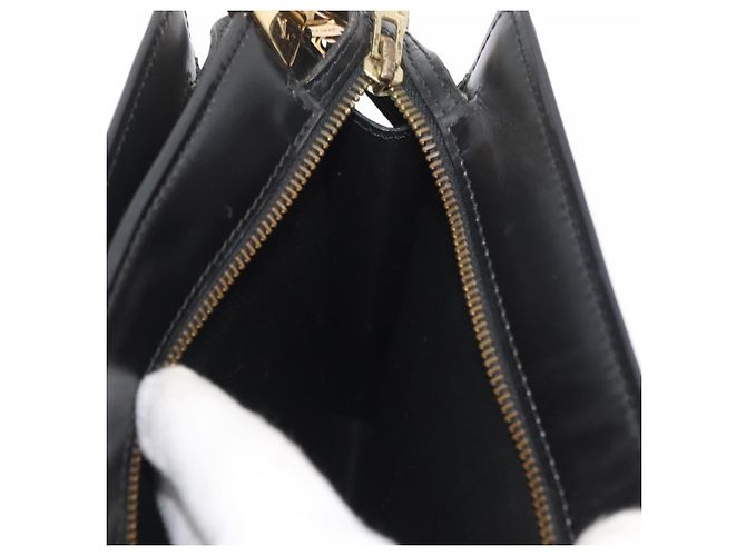 LOUIS VUITTON Epi Angian Shoulder Bag 2way Black M52112 LV Auth 179017 Noir - vue 23