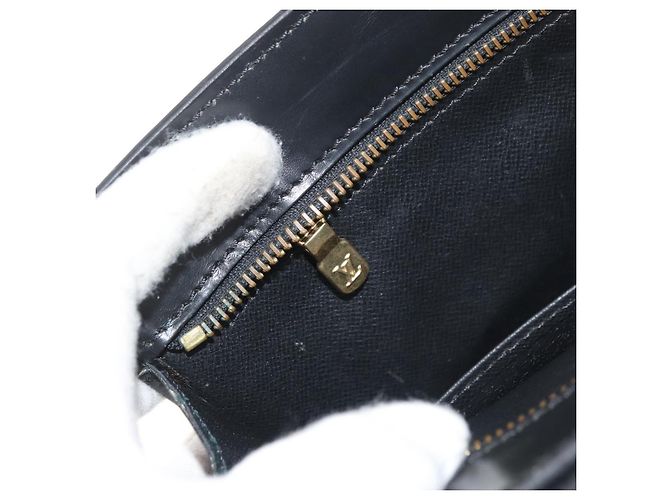 LOUIS VUITTON Epi Angian Shoulder Bag 2way Black M52112 LV Auth 179017 Noir - vue 24