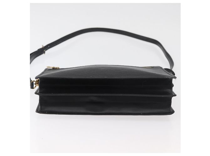 LOUIS VUITTON Epi Angian Shoulder Bag 2way Black M52112 LV Auth 179017 Noir - vue 5