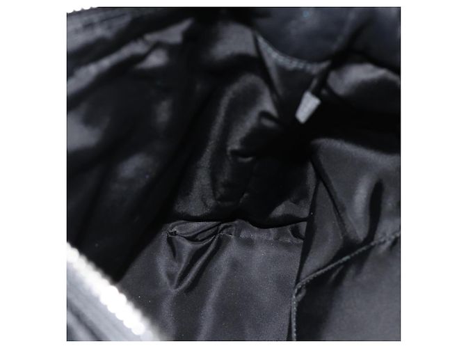 Borsa PRADA in nylon e pelle grigio nero Auth ka4199A Marrone - vista 21