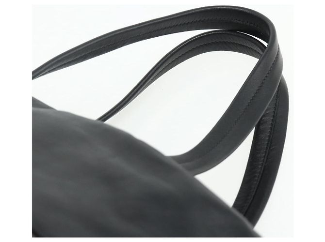 Borsa PRADA in nylon e pelle grigio nero Auth ka4199A Marrone - vista 8