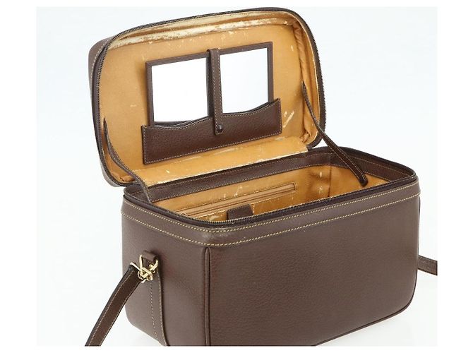 Borsa a Mano GUCCI Bamboo Pelle 2way Marrone Oro 013 2122 2491 Auth 168841 D'oro - vista 20