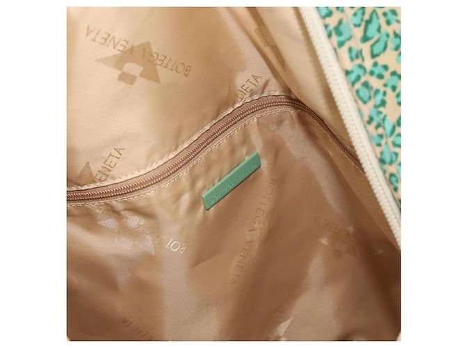 Borsa BOTTEGA VENETA Nylon Pelle Verde Autentica 171524 - vista 10