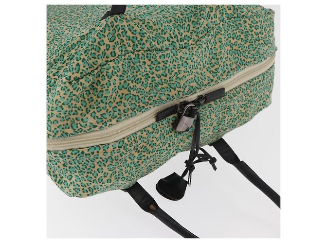 Borsa BOTTEGA VENETA Nylon Pelle Verde Autentica 171524 - vista 6
