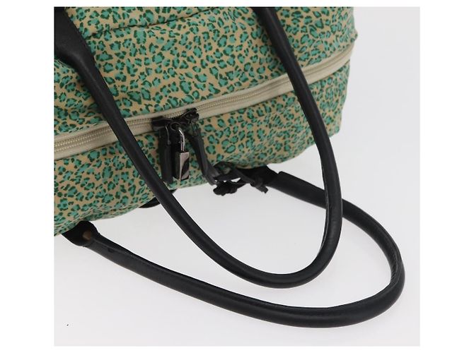 Borsa BOTTEGA VENETA Nylon Pelle Verde Autentica 171524 - vista 7