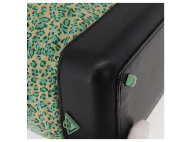 Borsa BOTTEGA VENETA Nylon Pelle Verde Autentica 171524 - vista 8