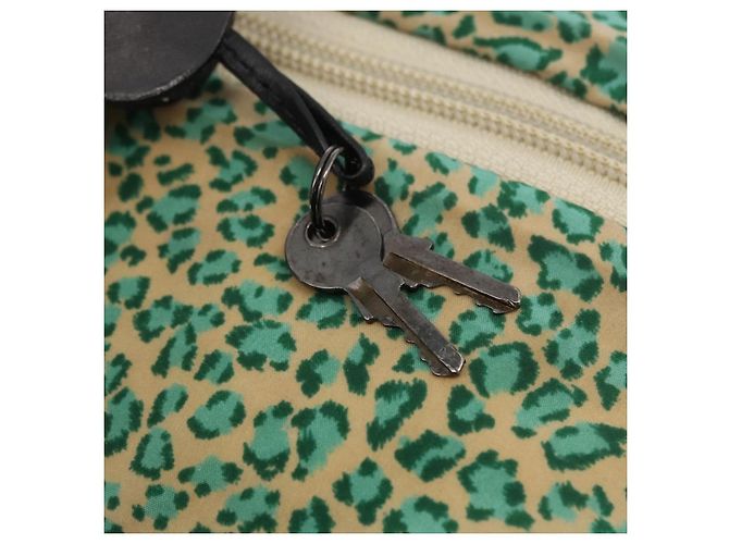 Borsa BOTTEGA VENETA Nylon Pelle Verde Autentica 171524 - vista 9