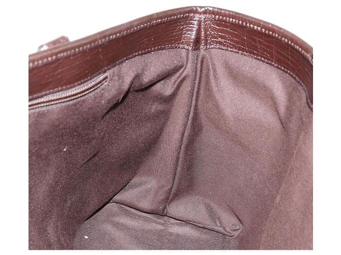 Borsa Tote GUCCI GG Supreme PVC Beige Argento 114595 Auth kk671 - vista 19