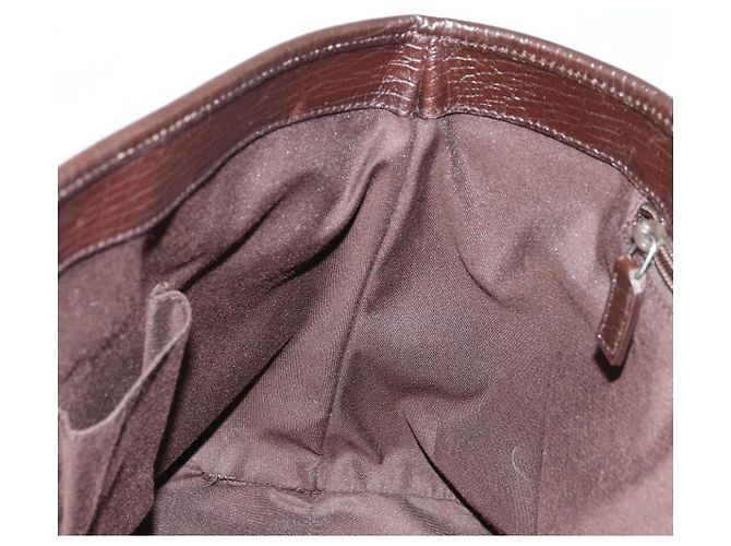 Borsa Tote GUCCI GG Supreme PVC Beige Argento 114595 Auth kk671 - vista 20